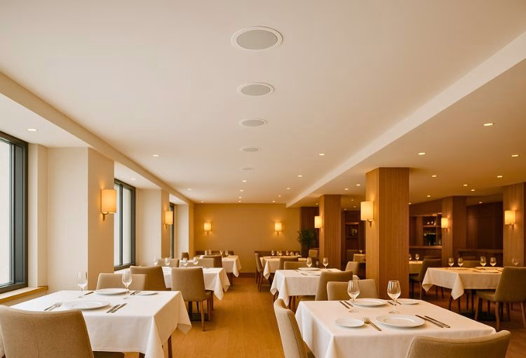 Música ambiente para restaurantes soluções de áudio concebidas para melhorar a experiência dos clientes no setor de restauração