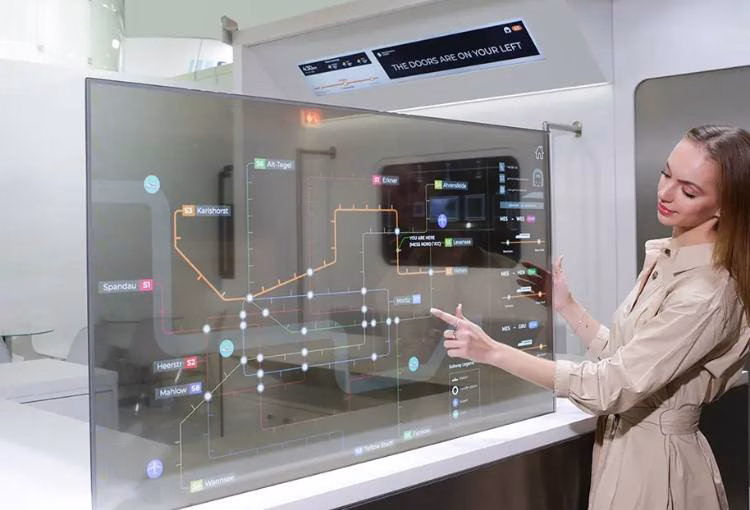 Pantalla transparente