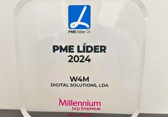W4M Distinguida com o Estatuto de PME Líder 2024
